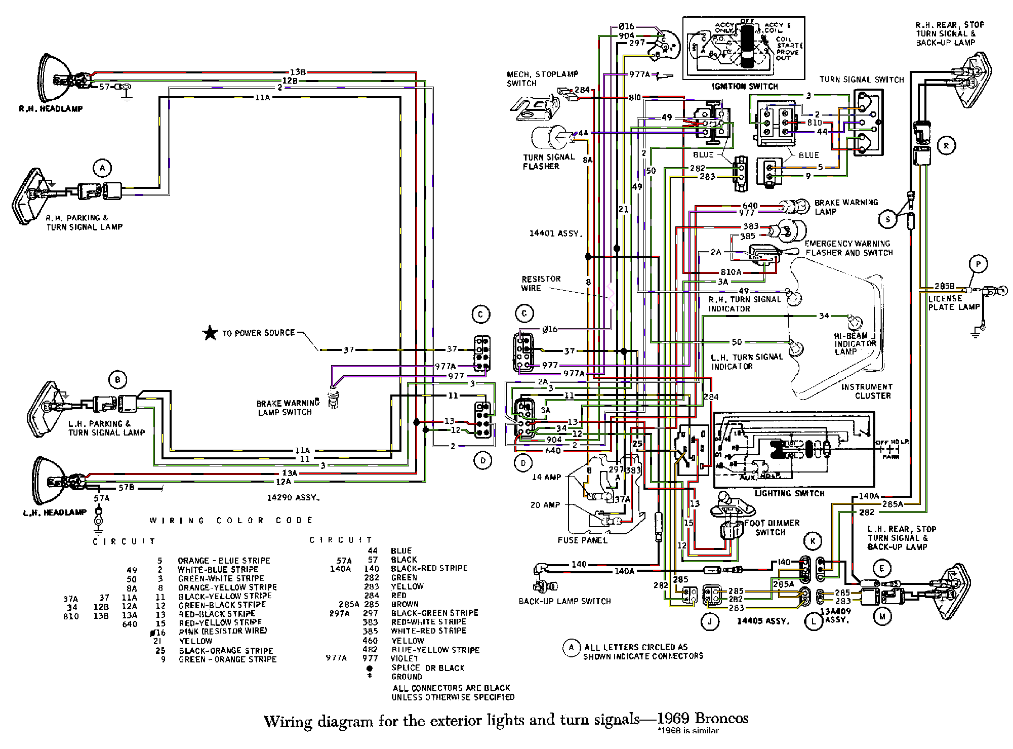 Turn Signal Wiring Diagram Ford from seabiscuit68.tripod.com